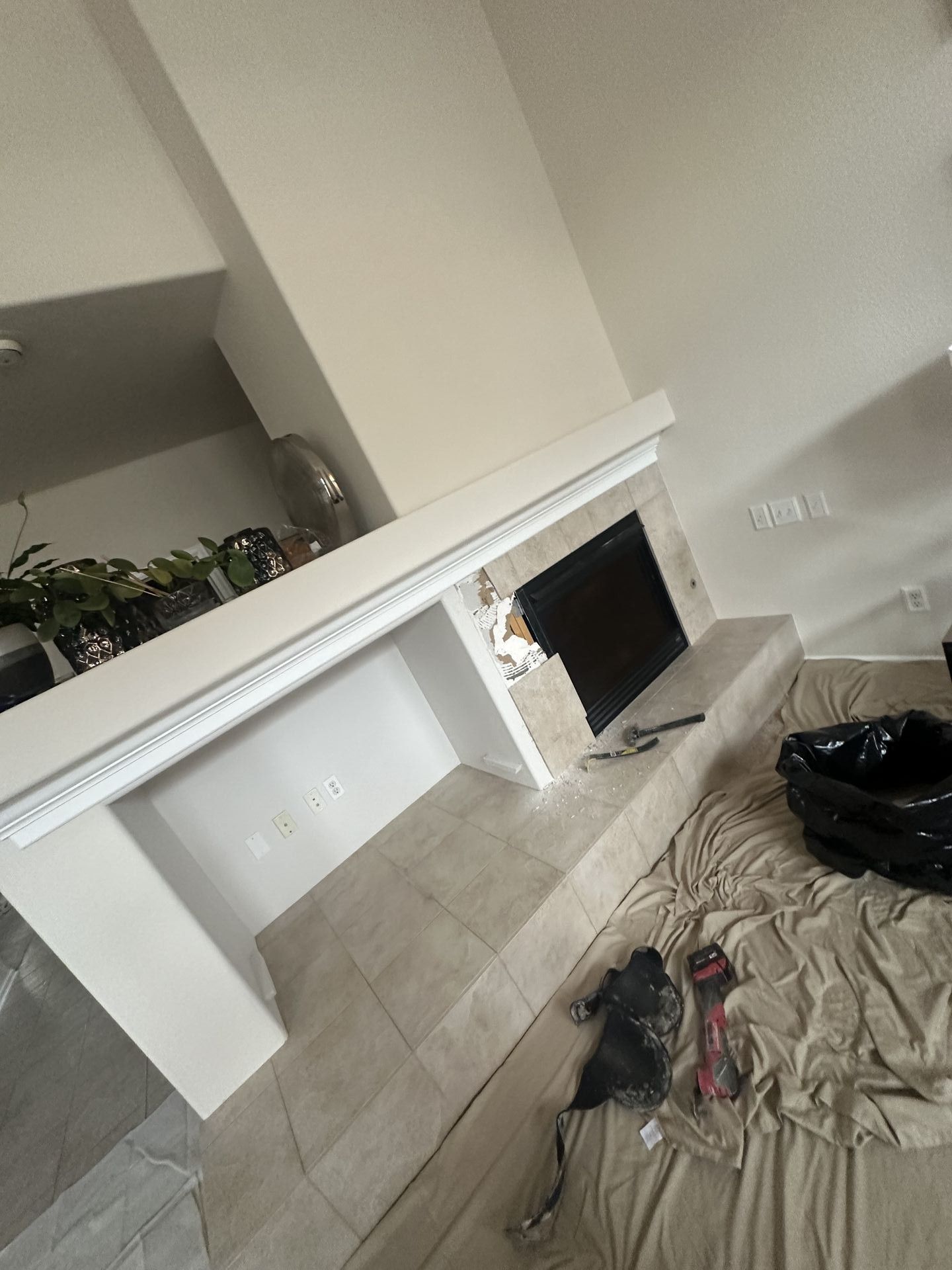 Before and after - before